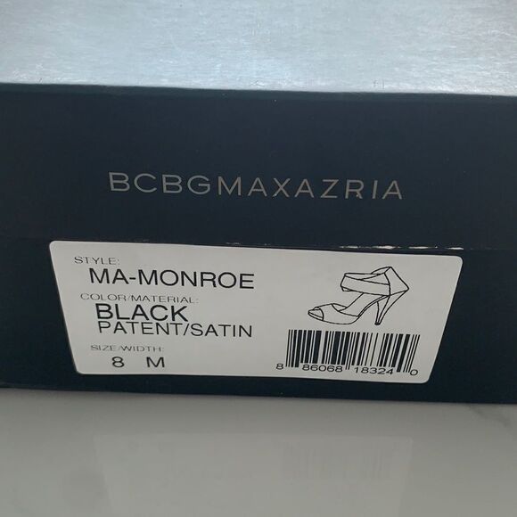 BCBG *COMFORTABLE* Monroe PATENT PLATFORM SANDALS - Picture 10 of 11